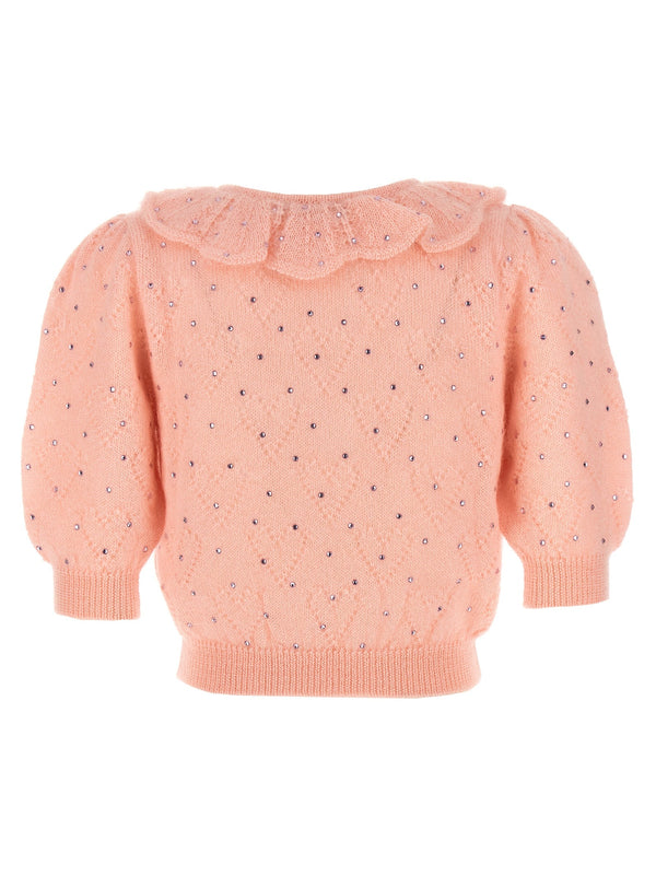Women’s Alessandra Rich Multicolor Wool Cardigan
