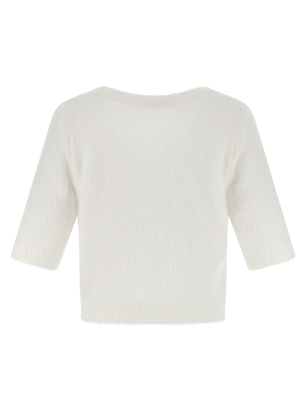 Women’s Alessandra Rich White Wool Cardigan