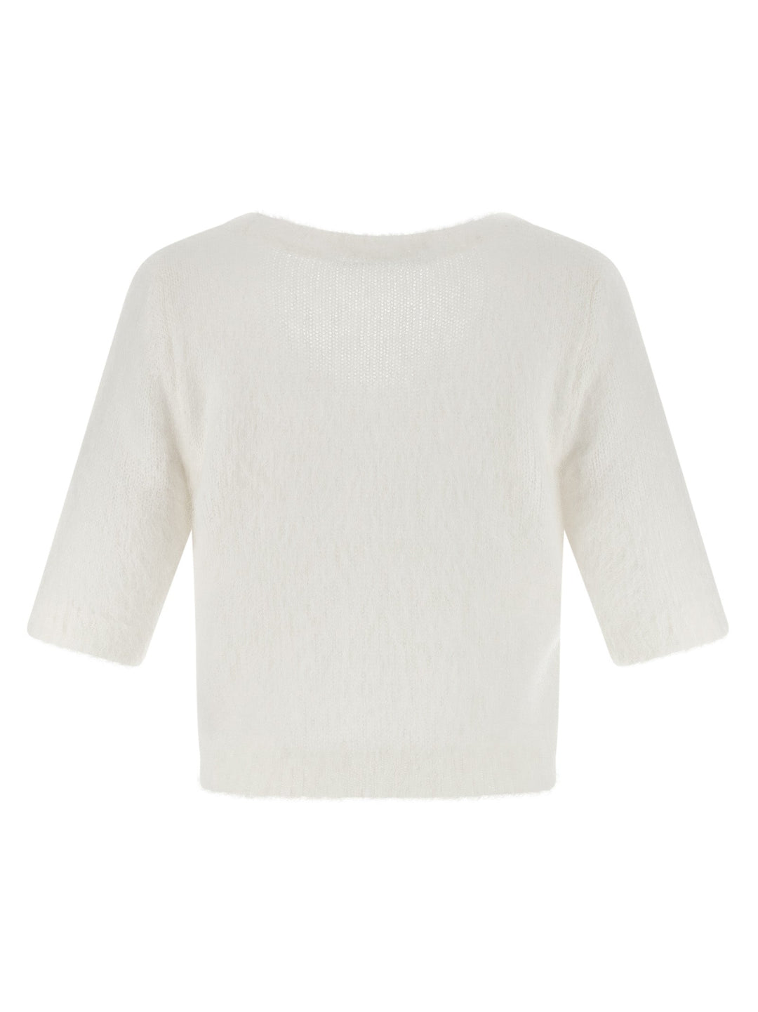 Women’s Alessandra Rich White Wool Cardigan