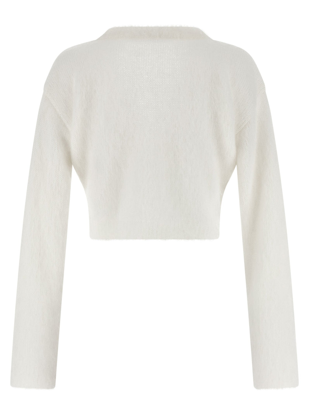 Women’s Alessandra Rich White Wool Cardigan