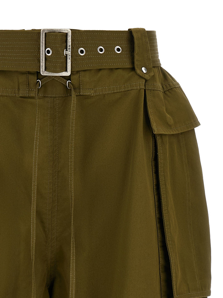 Women’s Alexander Mcqueen Bicolor Cotton Bermuda Shorts