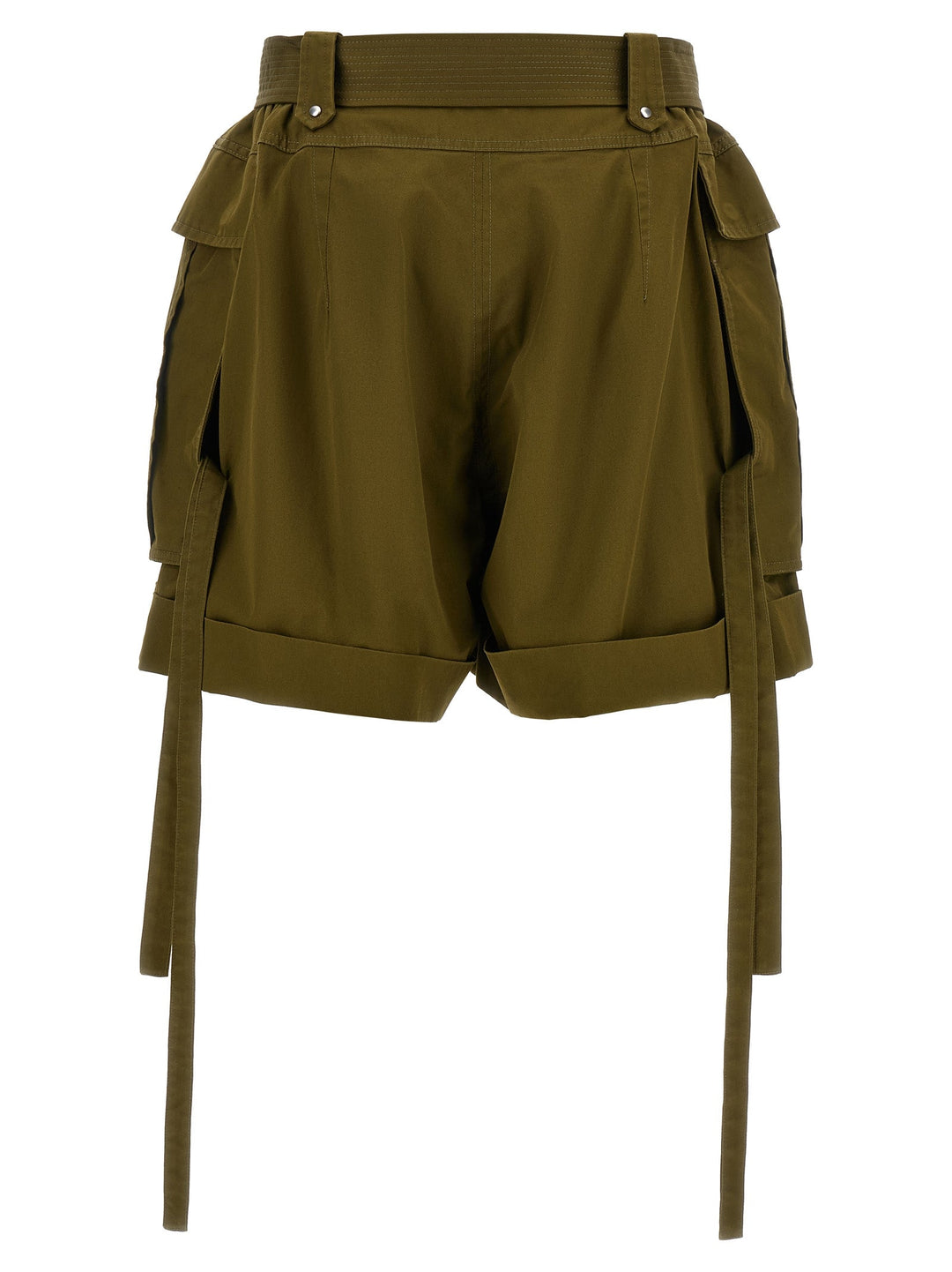Women’s Alexander Mcqueen Bicolor Cotton Bermuda Shorts