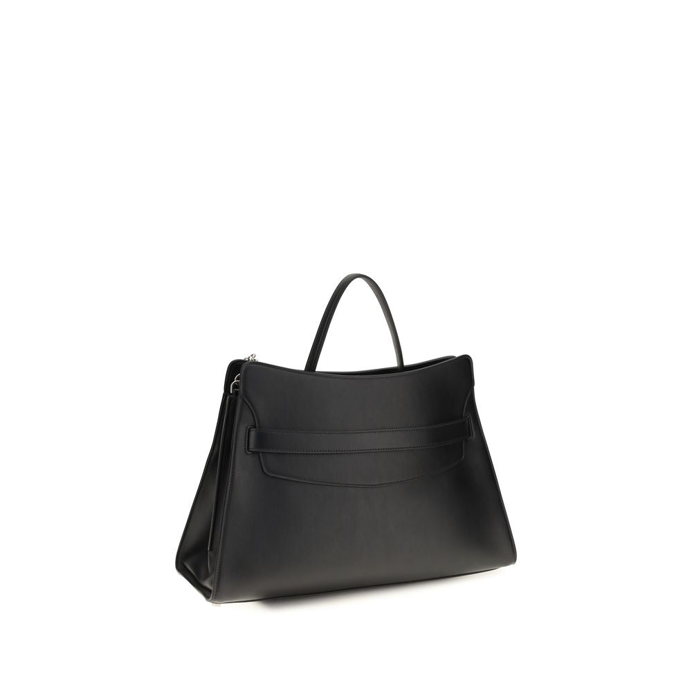 Women’s Alexander Mcqueen Black Calf Leather Bos Taurus Shoulder Bag