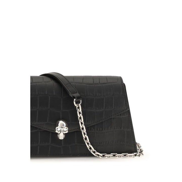Alexander McQueen - Black Calf Leather Bos Taurus Clutch Bag