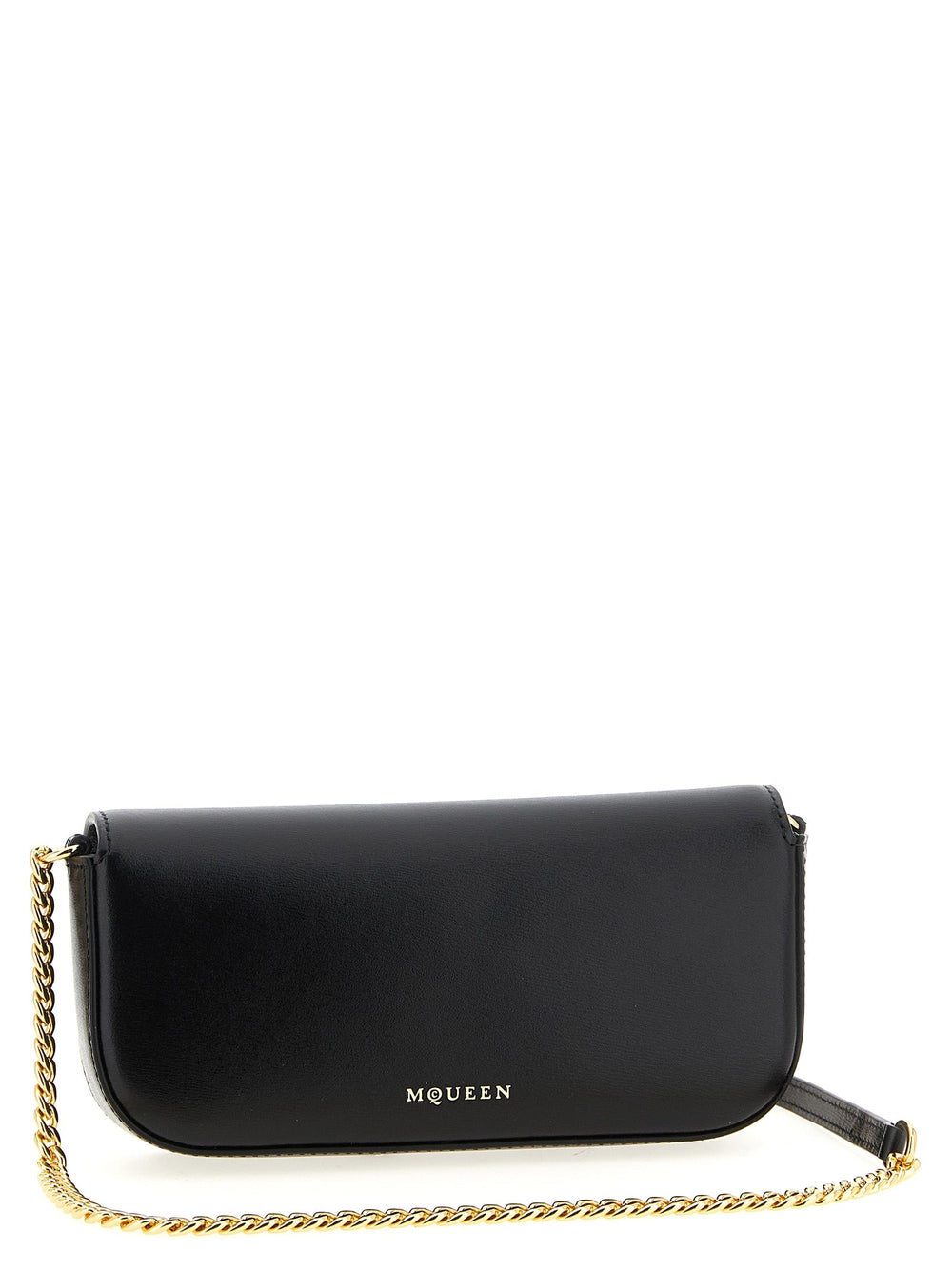 Women’s Alexander Mcqueen Black Calfskin Crossbody Bag