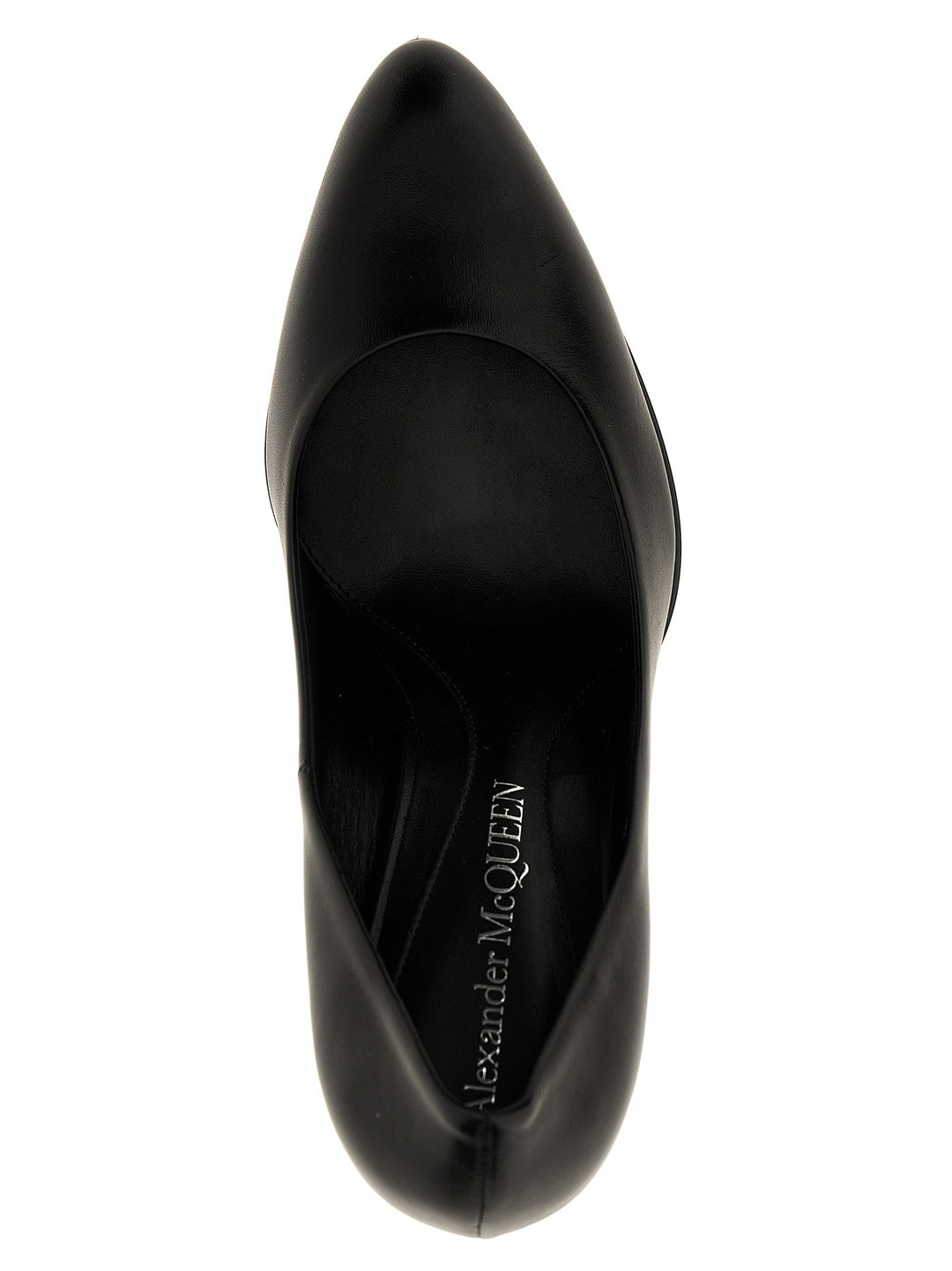 Women’s Alexander Mcqueen Black Lambskin High Heel Pumps