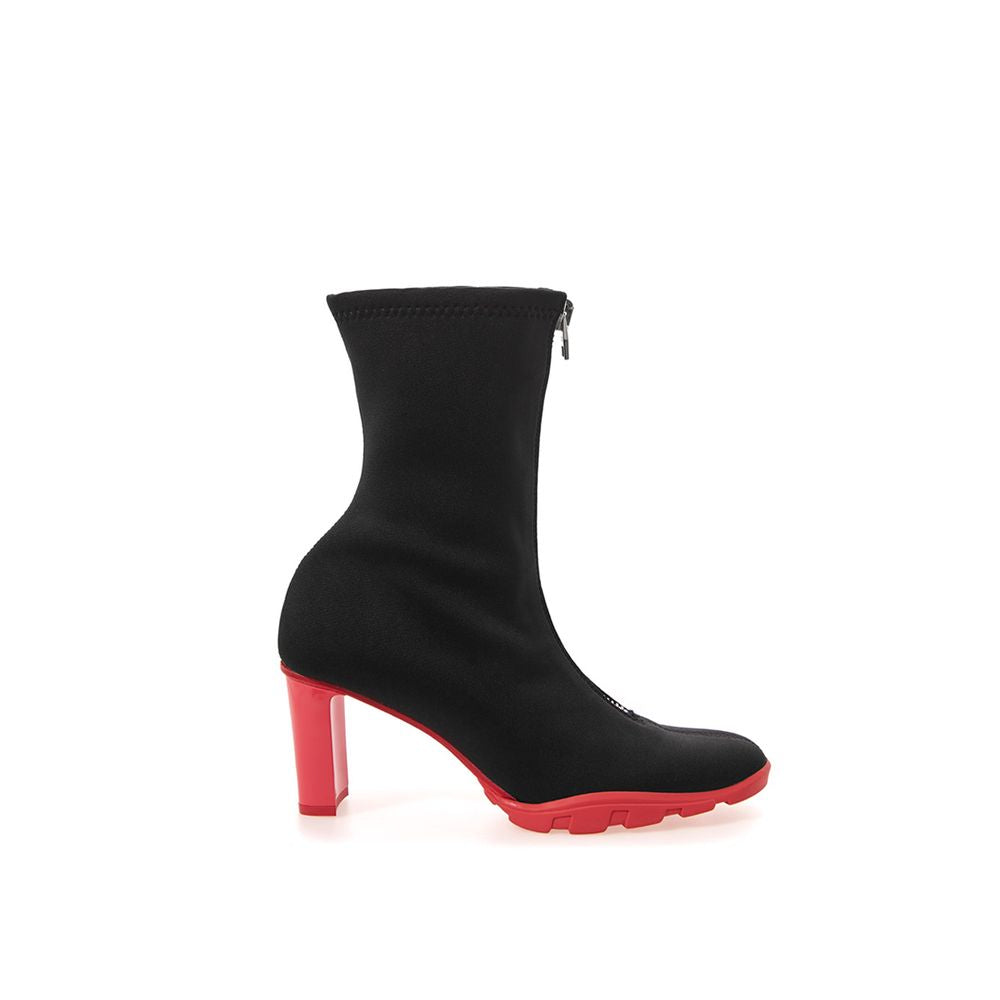 Women’s Alexander Mcqueen Black Neoprene Ankle Boots