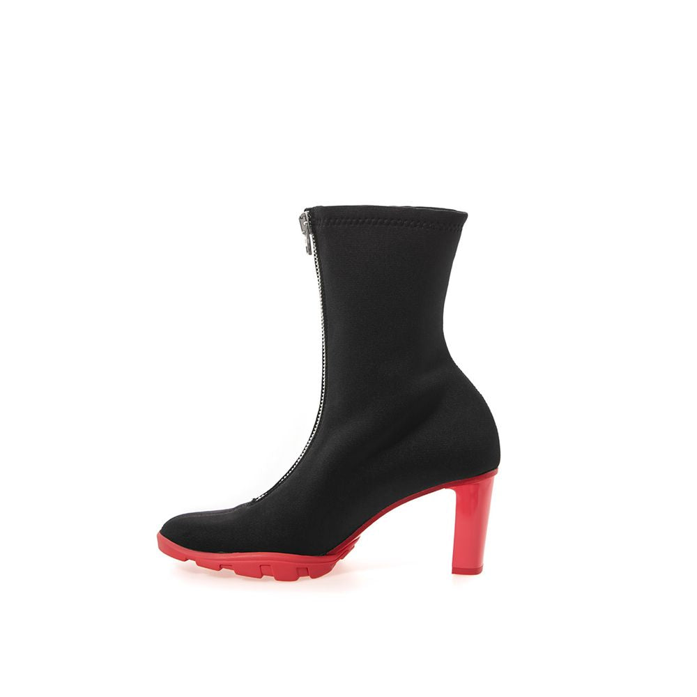Women’s Alexander Mcqueen Black Neoprene Ankle Boots