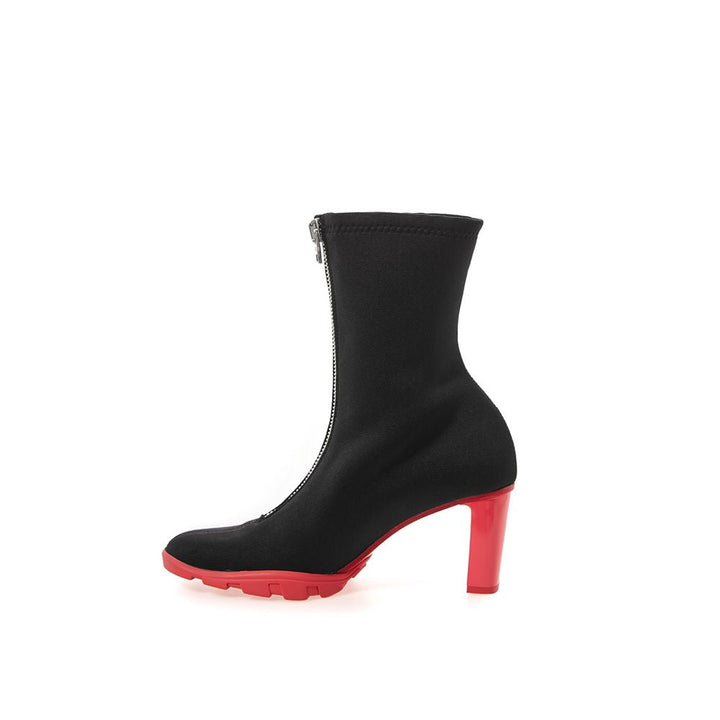 Women’s Alexander Mcqueen Black Neoprene Ankle Boots