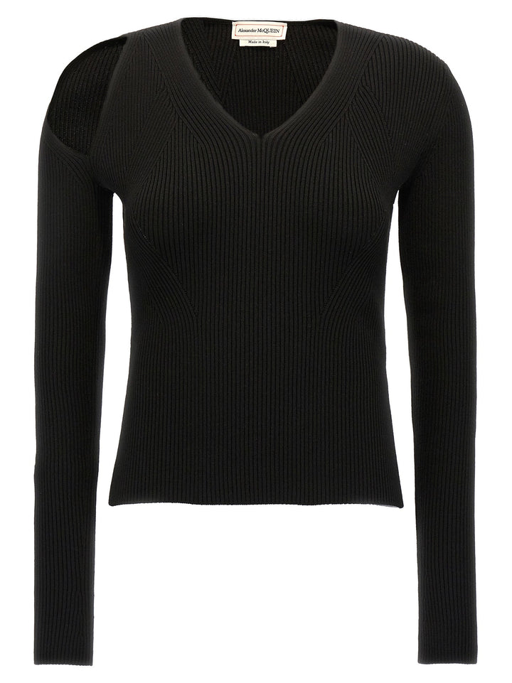 Women’s Alexander Mcqueen Black Wool Cardigan