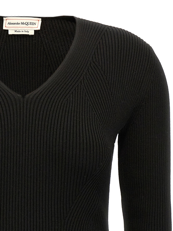 Women’s Alexander Mcqueen Black Wool Cardigan