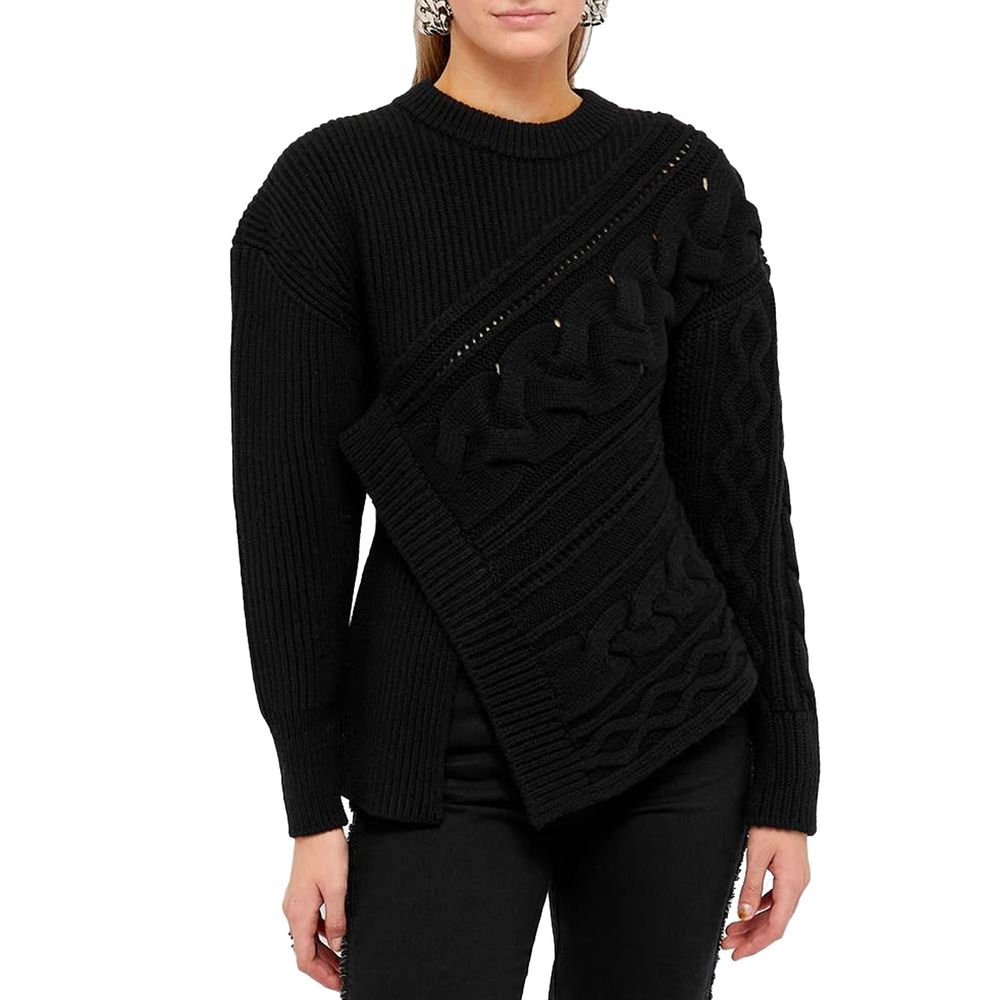 Women’s Alexander Mcqueen Black Wool Sweatshirt