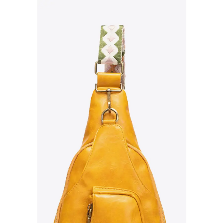 Women’s All the Feels Leather Sling Bag Trendy Pu Finish