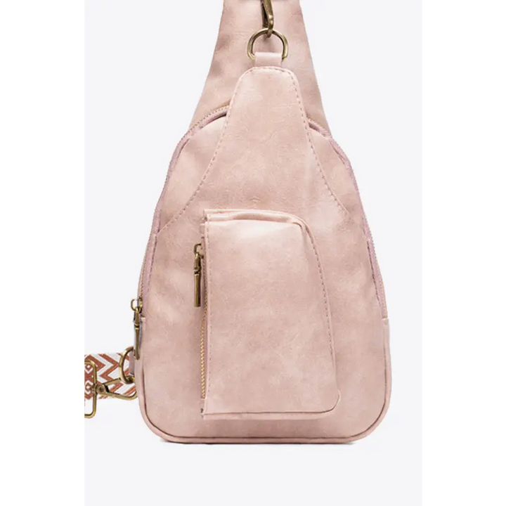 Women’s All the Feels Leather Sling Bag Trendy Pu Finish