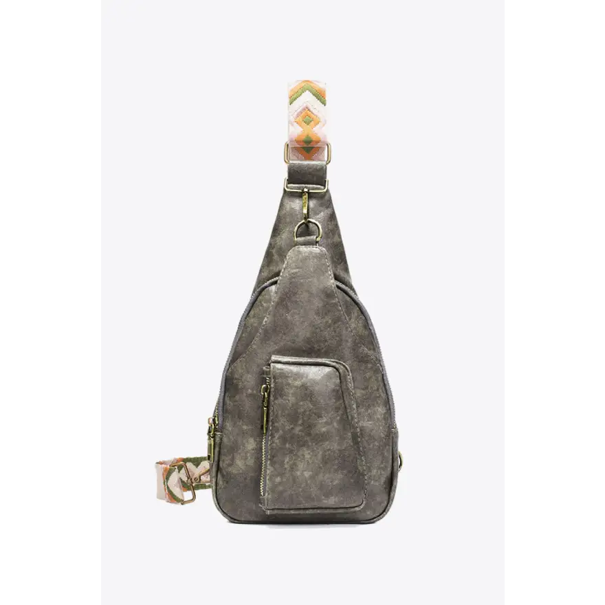 Women’s All the Feels Leather Sling Bag Trendy Pu Finish