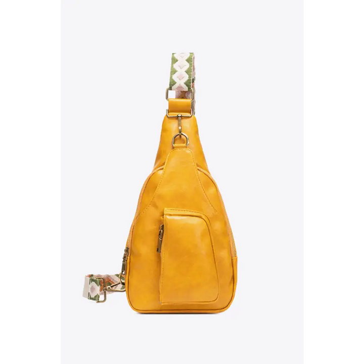 Women’s All the Feels Leather Sling Bag Trendy Pu Finish