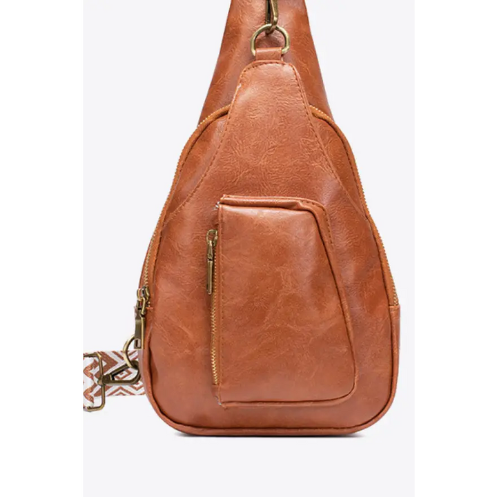 Women’s All the Feels Leather Sling Bag Trendy Pu Finish