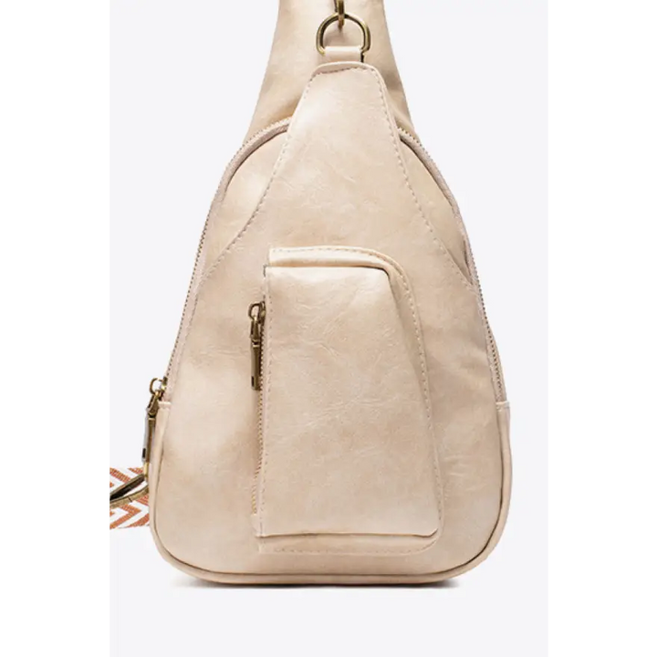 Women’s All the Feels Leather Sling Bag Trendy Pu Finish