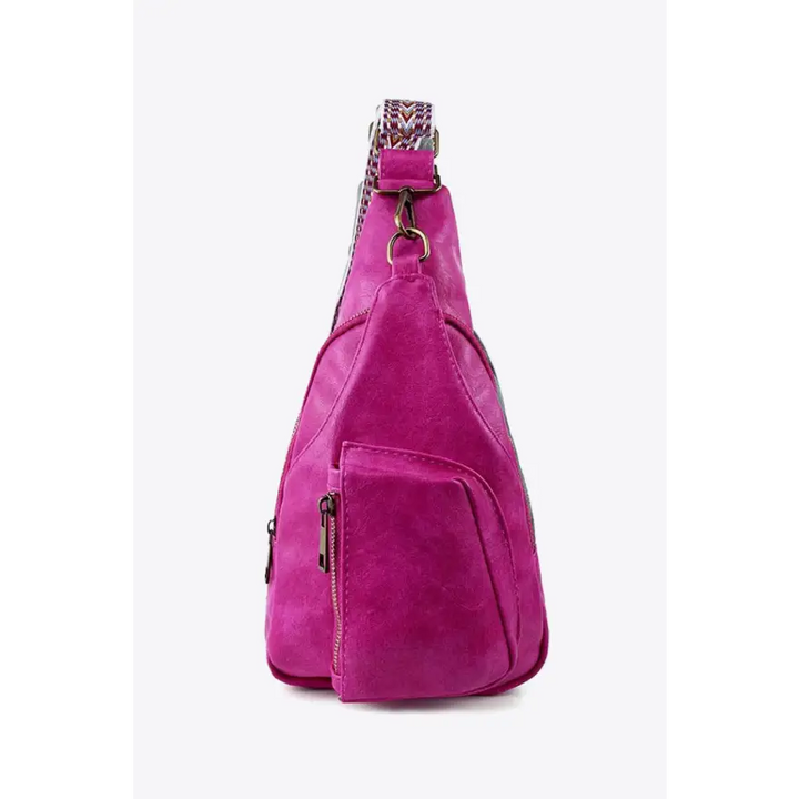 Women’s All the Feels Leather Sling Bag Trendy Pu Finish
