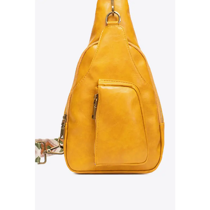 Women’s All the Feels Leather Sling Bag Trendy Pu Finish