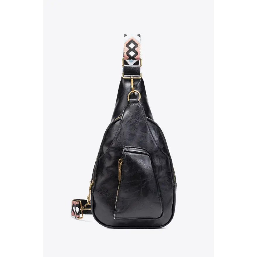 Women’s All the Feels Leather Sling Bag Trendy Pu Finish