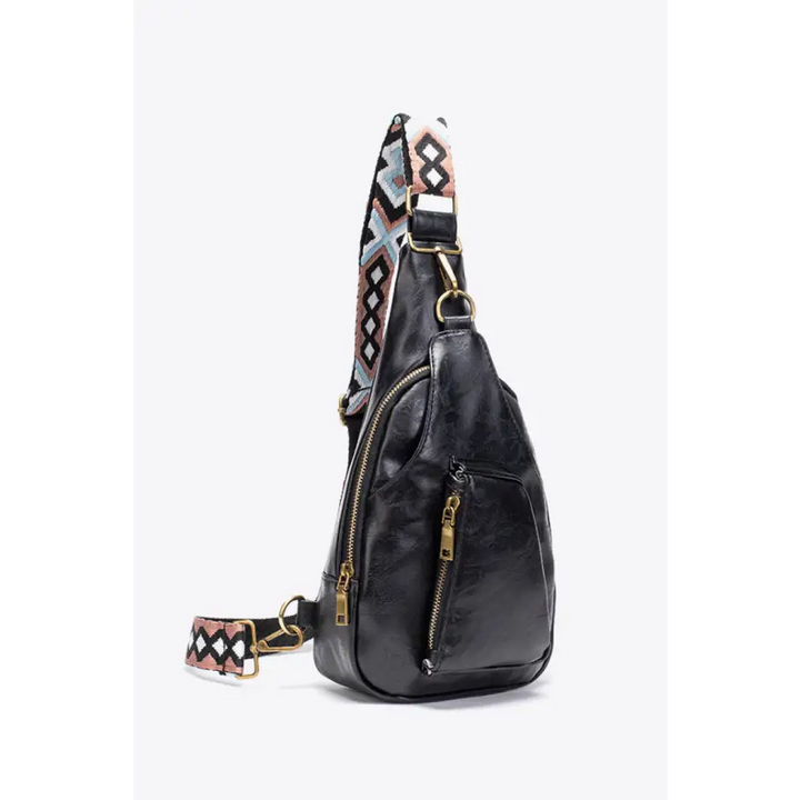 Women’s All the Feels Leather Sling Bag Trendy Pu Finish