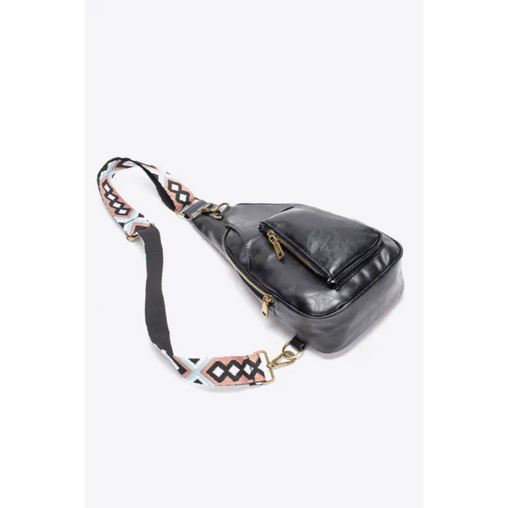 Women’s All the Feels Leather Sling Bag Trendy Pu Finish
