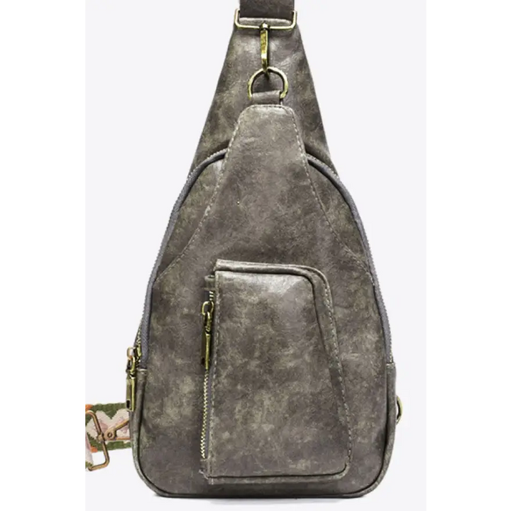 Women’s All the Feels Leather Sling Bag Trendy Pu Finish