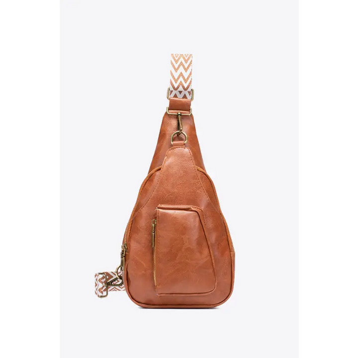Women’s All the Feels Leather Sling Bag Trendy Pu Finish