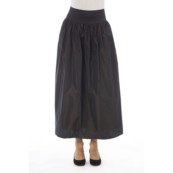 Women’s Alpha Studio Brown Polyester Women Skirt