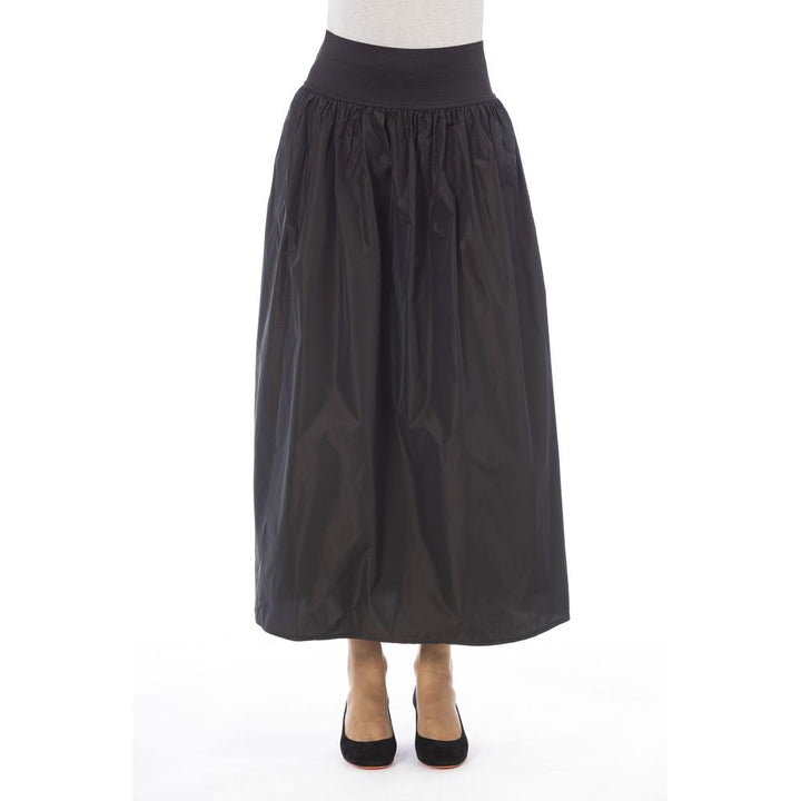 Women’s Alpha Studio Brown Polyester Women Skirt