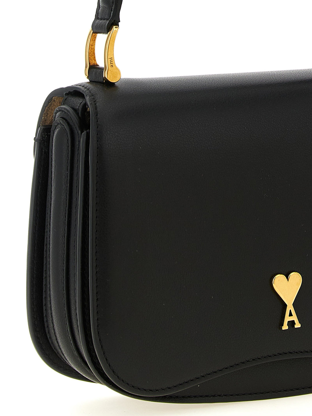 Women’s Ami Paris Black Cowhide Handbag