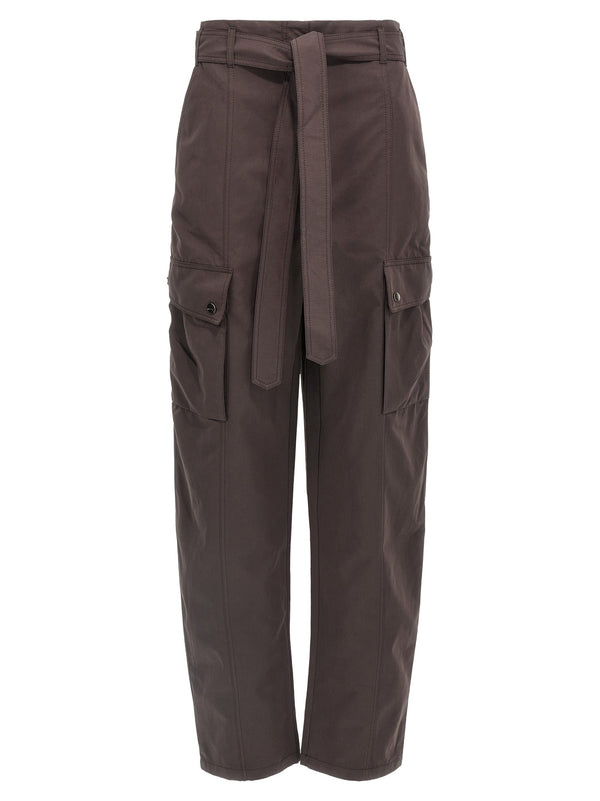 Women’s the Andamane Brown Polyester Cargo Pants