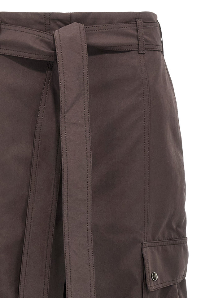 Women’s the Andamane Brown Polyester Cargo Pants