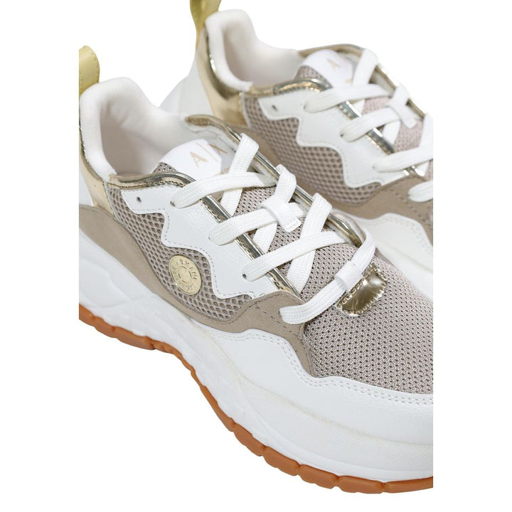 Women’s Armani Exchange Bicolor Polyethylene Athletic Sneakers