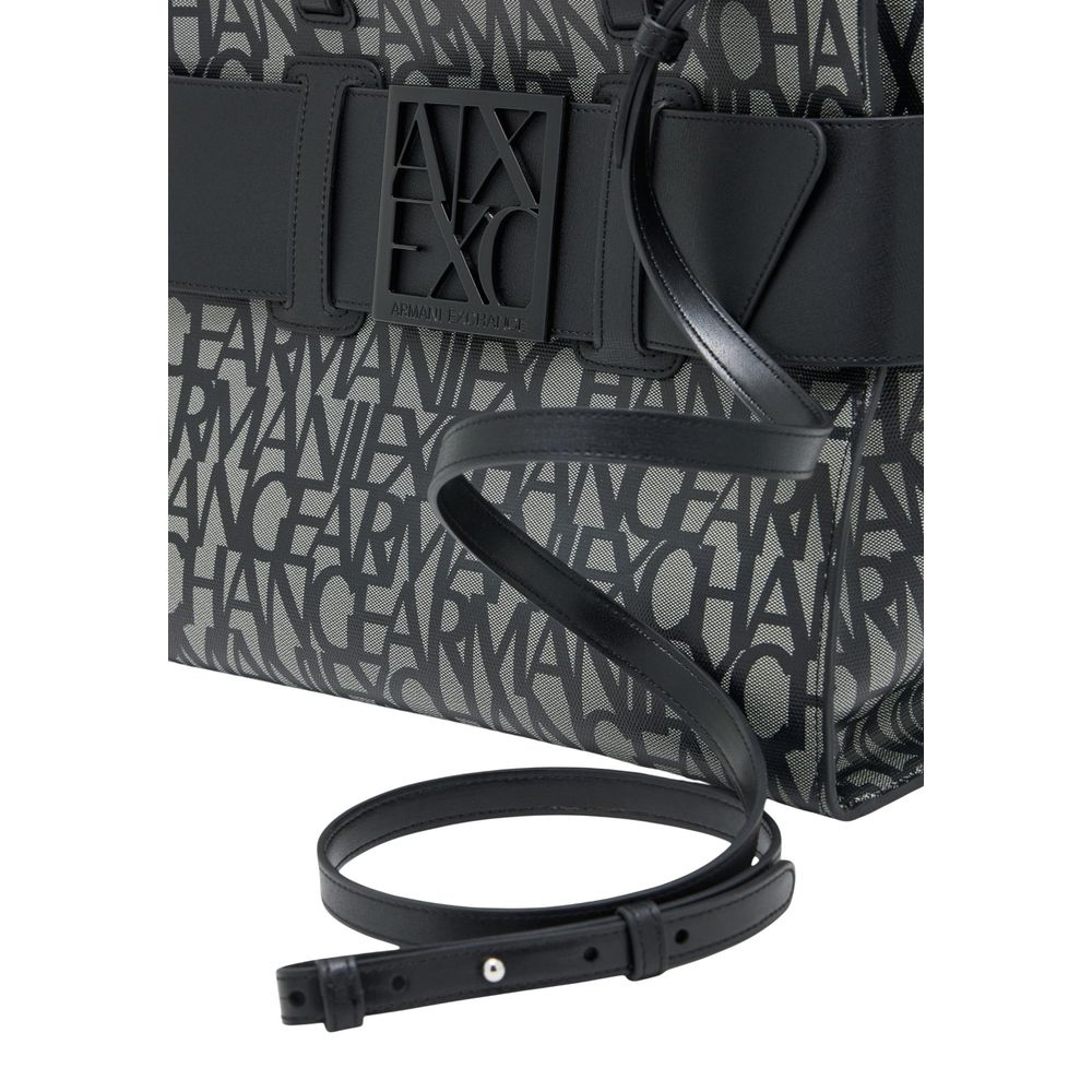 Women’s Armani Exchange Black Cotton Handbag