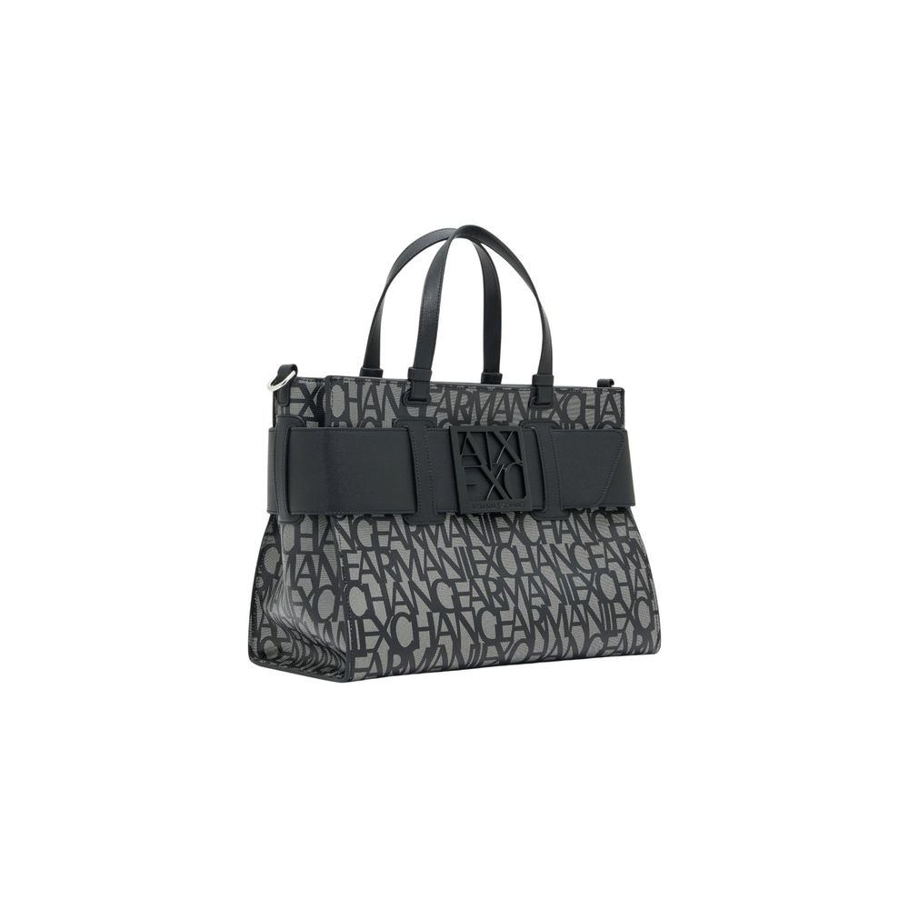 Women’s Armani Exchange Black Cotton Handbag