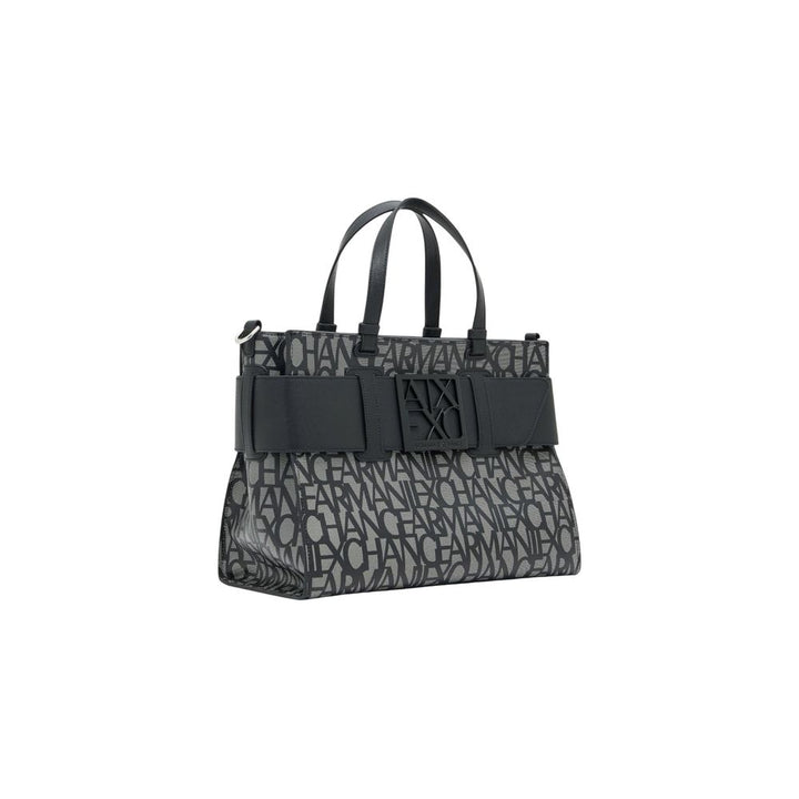 Women’s Armani Exchange Black Cotton Handbag