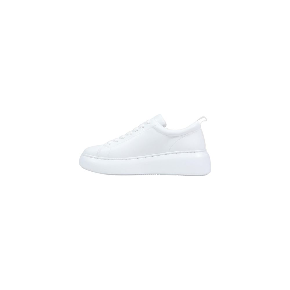 Women’s Armani Exchange White Leather Chunky Sneakers