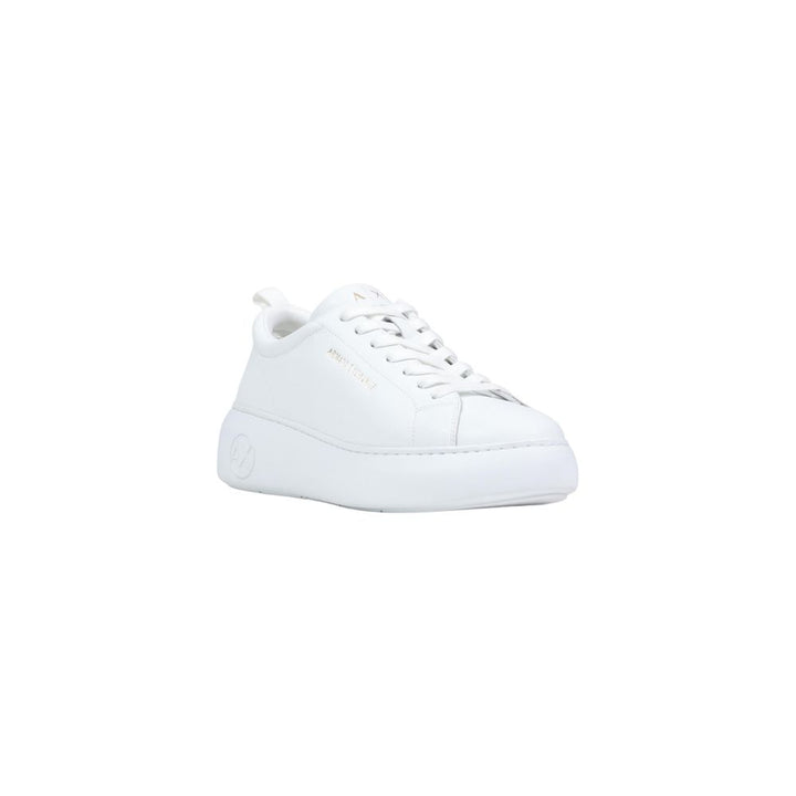 Women’s Armani Exchange White Leather Chunky Sneakers