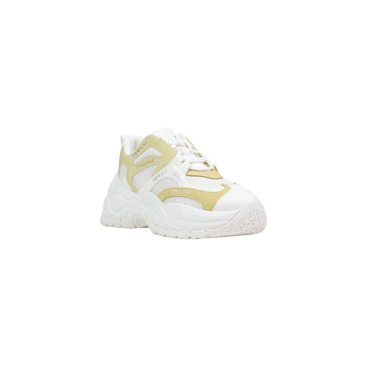 Women’s Armani Exchange White Polyester Chunky Sneakers
