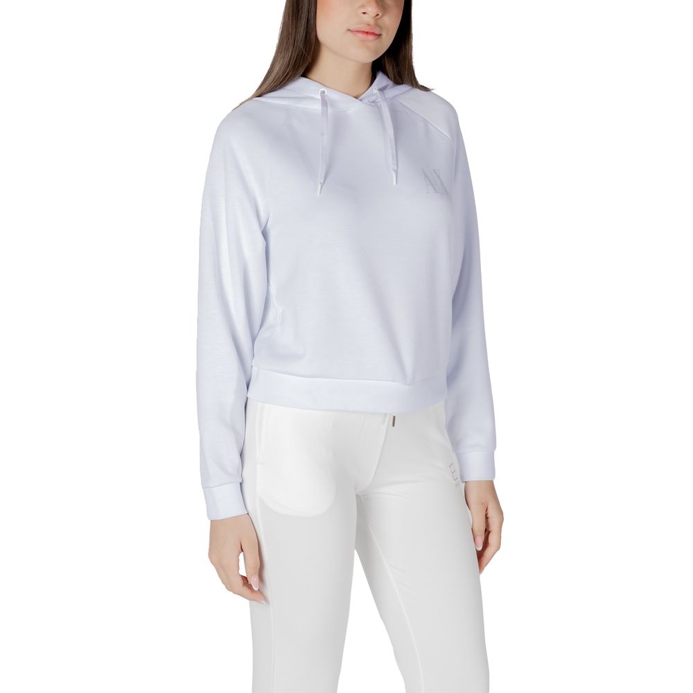 Women’s Armani Exchange White Viscose Hoodie