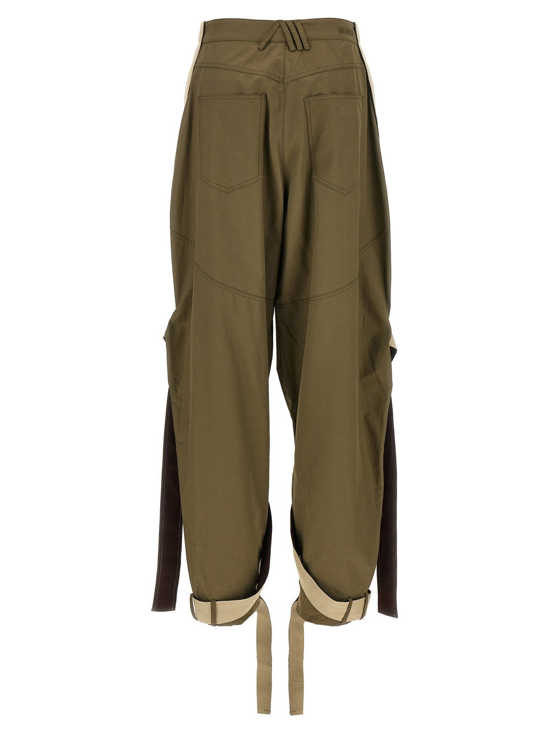 Women’s the Attico Bicolor Cotton Cargo Pants