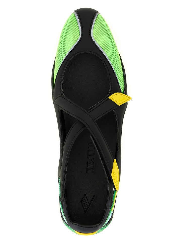 Women’s the Attico Bicolor Polyethylene Ballet Flats