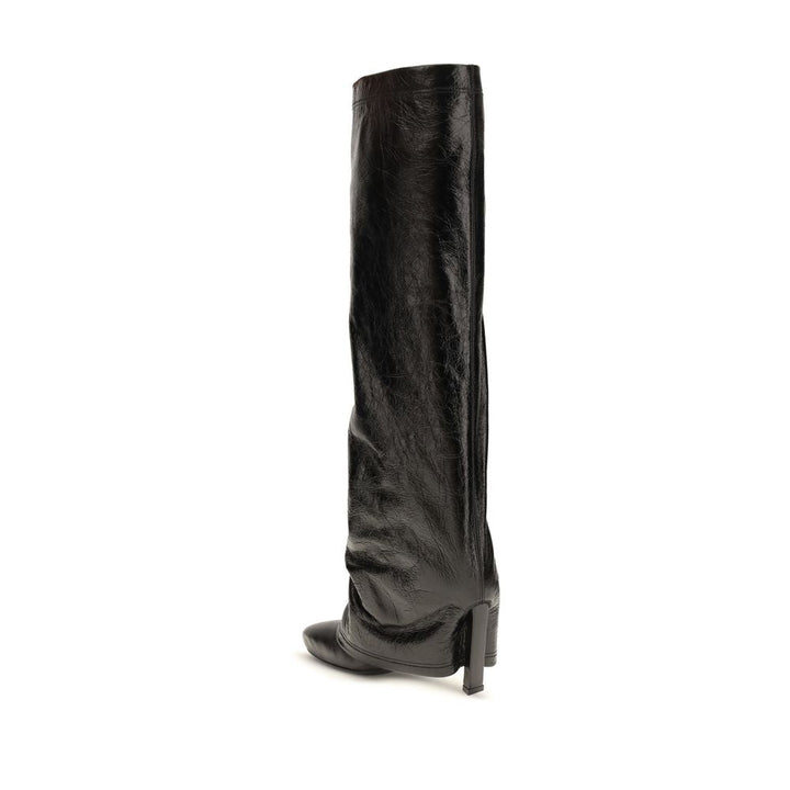 Women’s the Attico Black Calf Leather Bos Taurus Ankle Boots