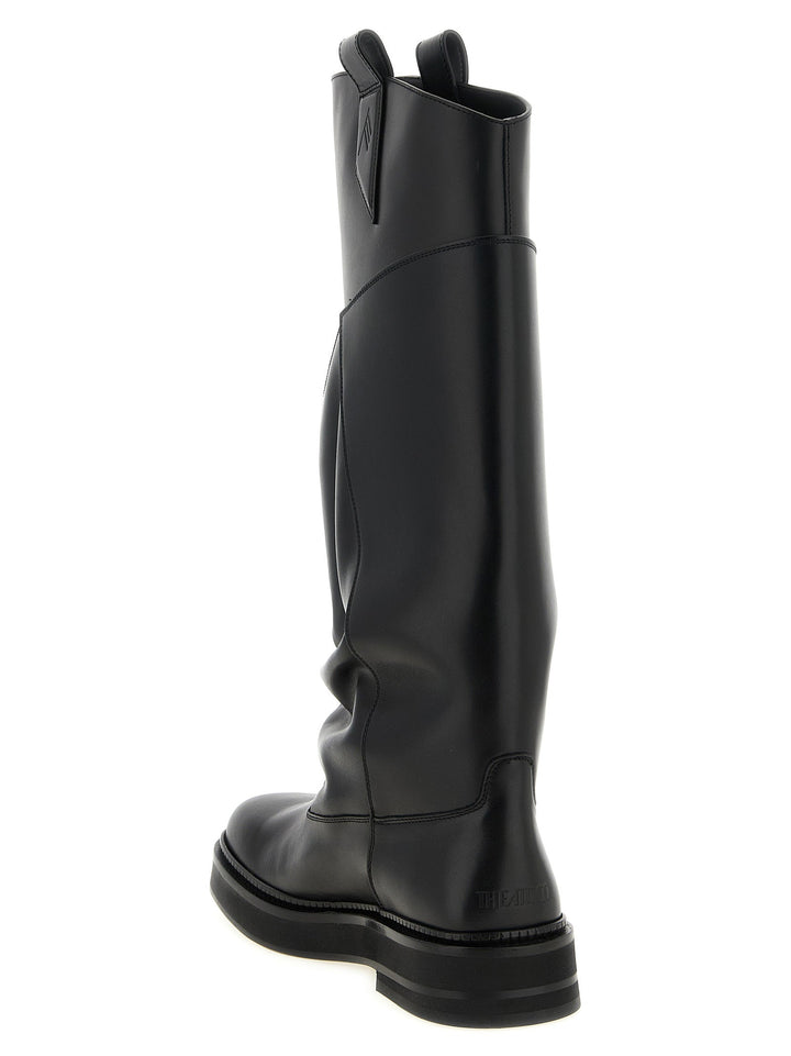 Women’s the Attico Black Calfskin Over Knee