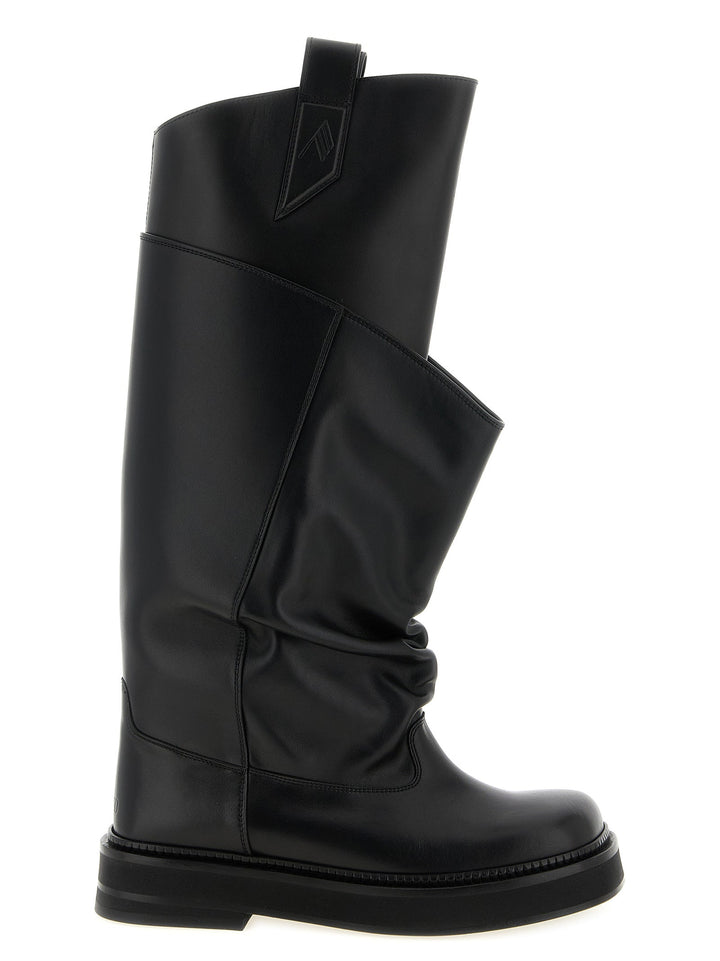 Women’s the Attico Black Calfskin Over Knee
