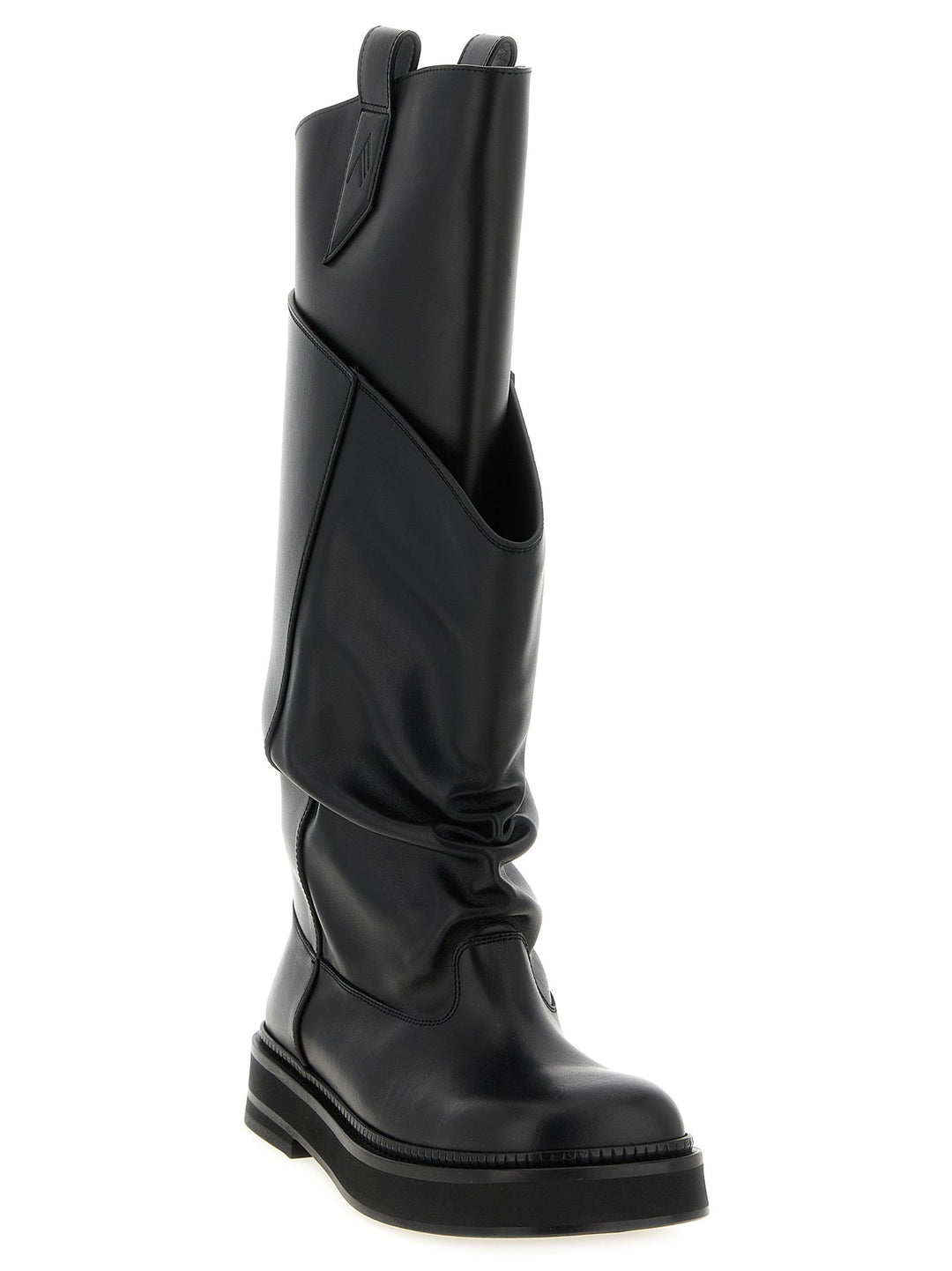 Women’s the Attico Black Calfskin Over Knee
