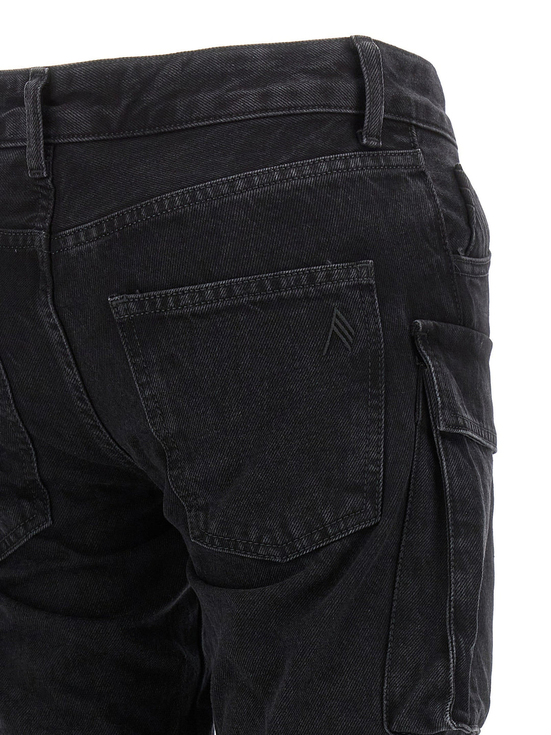 Women’s the Attico Black Cotton Cargo Pants