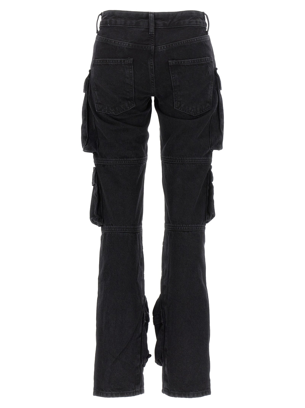 Women’s the Attico Black Cotton Cargo Pants